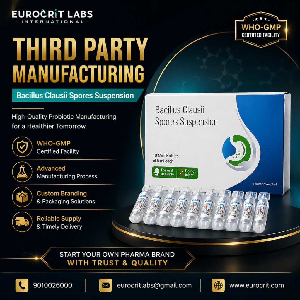 Bacillus clausii spores suspension manufacturer