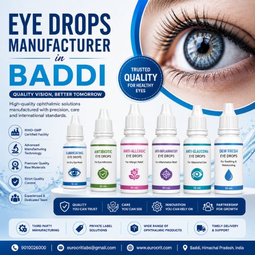 Eye Drops Manufacturer in Baddi