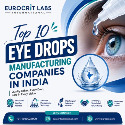 Top 10 Eye Drops Manufacturing Companies in India